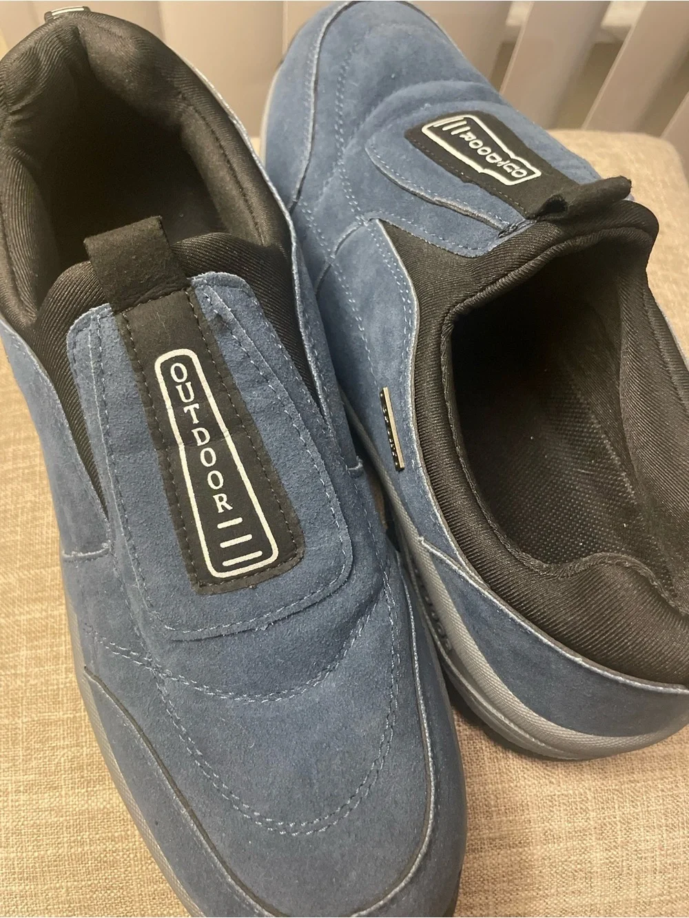 Men Casual Shoes Outdoor Walking Shoes Slip On Flats Male Footwear Size 46/12